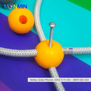Nút cầu đan lưới MONMIN nhập khẩu giúp khóa dây thừng làm lưới leo trèo vận động