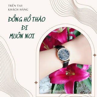 Đồng Hồ Cặp Đôi Halei 545 Dây Da Đen Mặt Đen