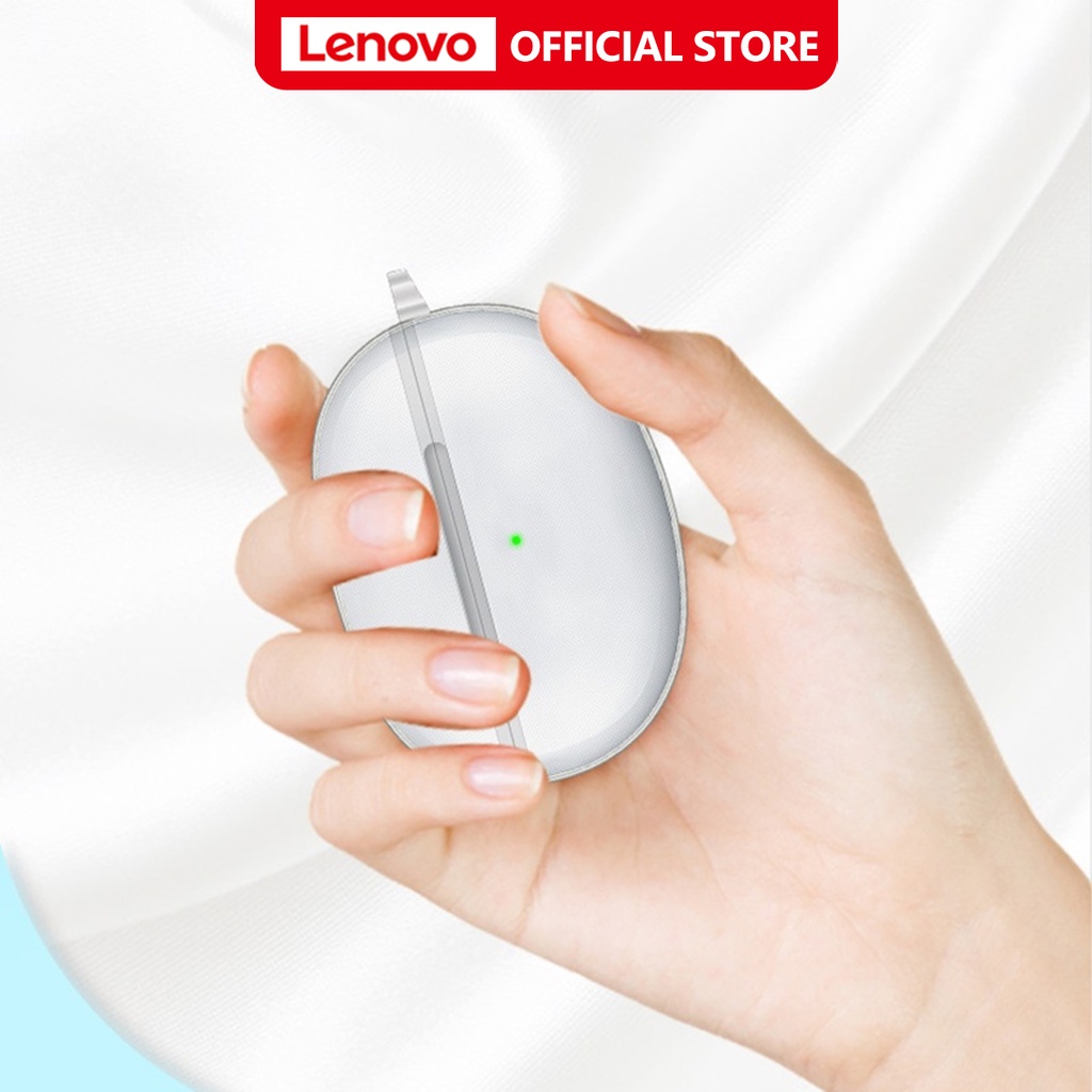 Ốp Vỏ Bảo Vệ Hộp Sạc Tai nghe không dây lenovo lp5 Trong Suốt Chống Vỡ Ốp