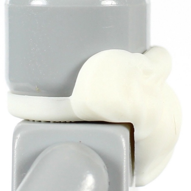 Phụ Kiện LEGO Râu Trắng Ngắn / Ria Mép / Râu Ông Già Noel ID 4610044 93223