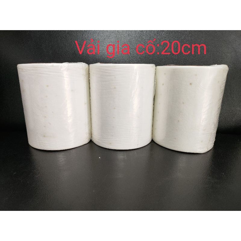 Màng polyester phủ chống thấm ( Vải polyester, vải giá cố) Nhập khẩu- khổ _20cm