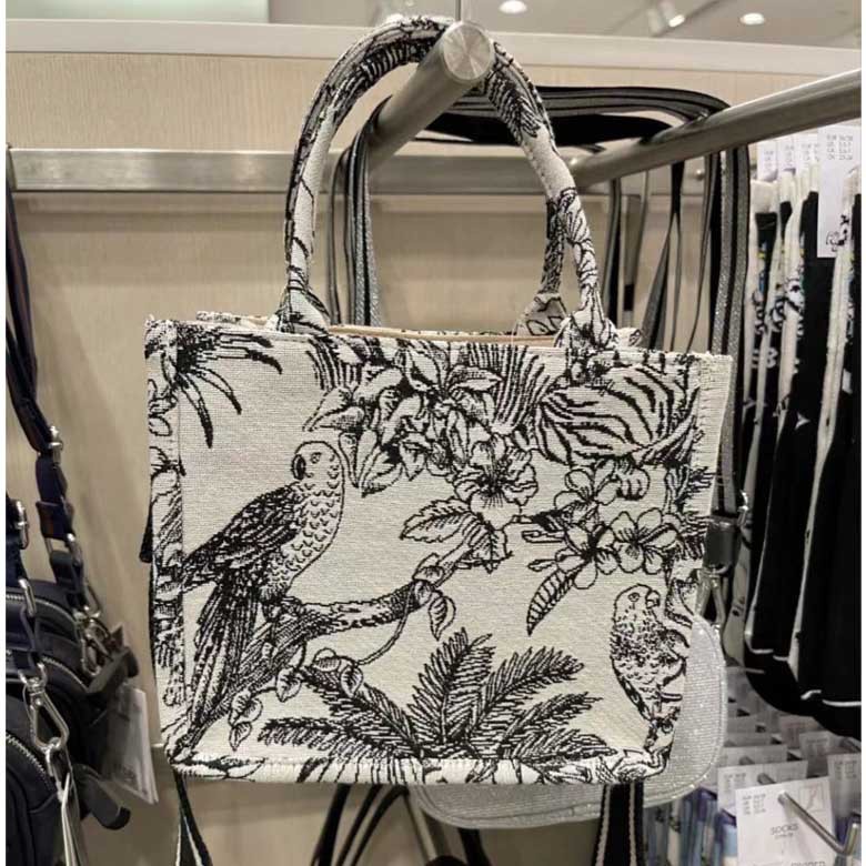 Túi tote Đeo Vai Bằng Vải canvas Thêu Tay Sức Chứa Lớn Mẫu Mới 2022 Cho Nữ