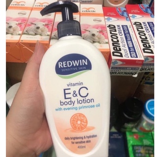  Dưỡng thể làm trắng vitamin e & c Redwin 400ml 