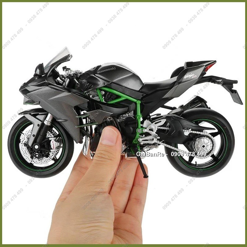 XE MÔ HÌNH CHI TIẾT KAWASAKI H2 TỈ LỆ 1:12 - JOYCITY - 8699.1 -  KHÔNG HỘP