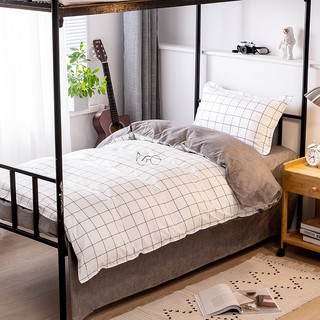 Bộ chăn ga cho giường tầng ký túc xá Trang trí phòng ngủ nhỏ đơn giản Minimalist Design Chato Bedding
