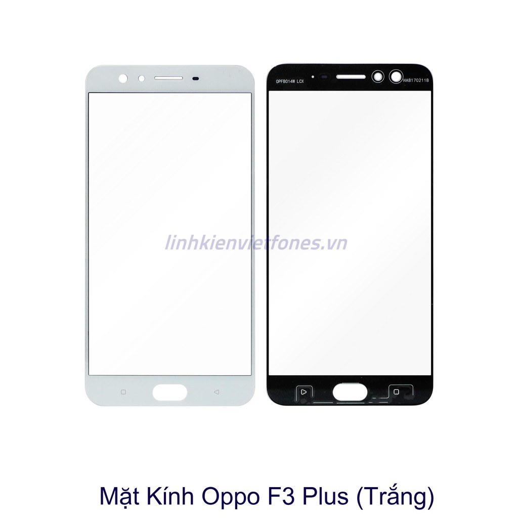 Mặt kính Ép Kính Oppo F3 plus Zin