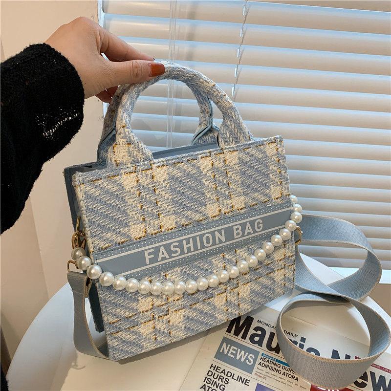 Túi tote đeo vai phối họa tiết tranh sơn dầu Monet độc đáo 2022