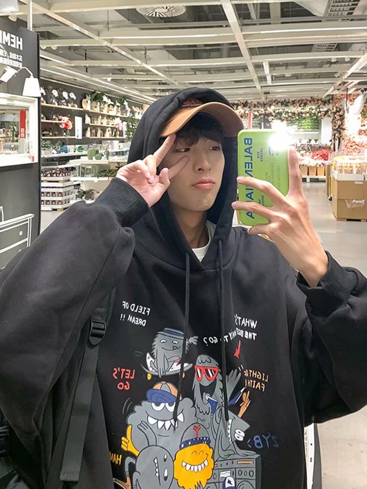 Áo hoodie dài tay thời trang cho cặp đôi | BigBuy360 - bigbuy360.vn