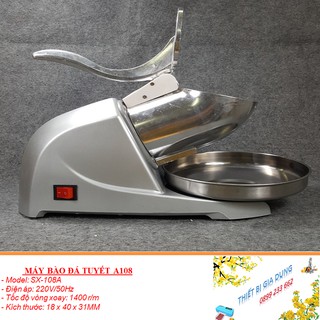 Máy bào đá tuyết, Máy xay đá, nghiền mịn đá tuyết 300W - 2 Lưỡi