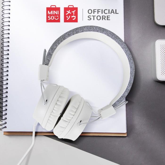 Tai Nghe Chụp Tai Miniso Có Mic Màu Hồng | BigBuy360 - bigbuy360.vn