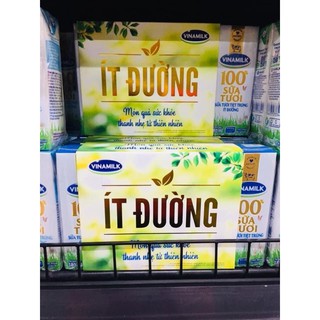 Vinamilk sữa tươi tiệt trùng ít đường 180ml