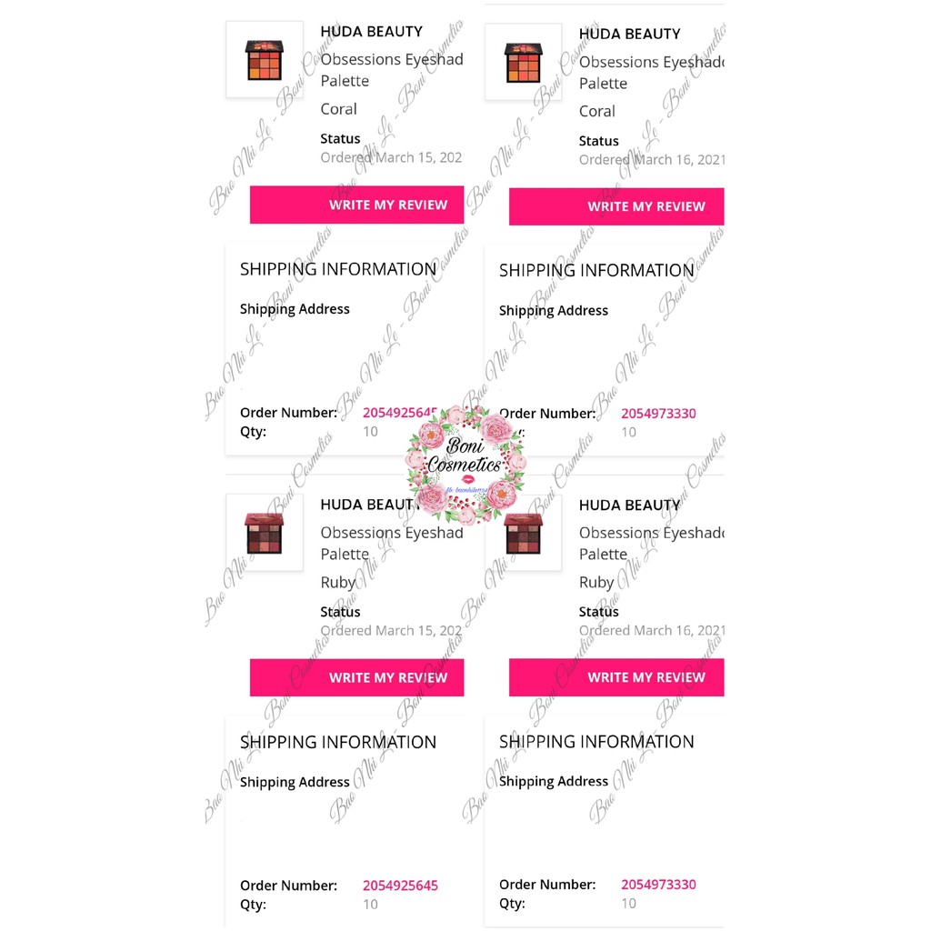 Phấn Mắt Huda Beauty Obsessions 9 ô