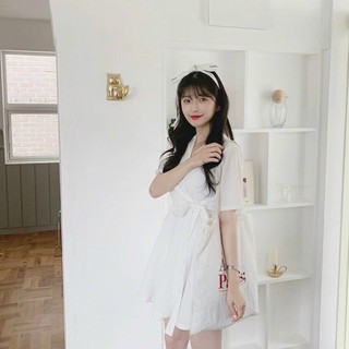 Đầm váy freesize đắp tà thắt eo 3 màu