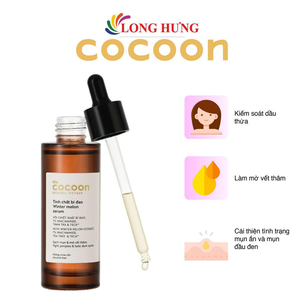 Tinh chất bí đao Cocoon giúp sạch mụn và mờ vết thâm