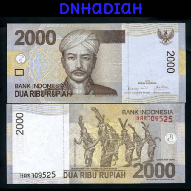 Bộ 100 Đồng Tiền Giấy Rp. 100,500,1000,2000 Rupiah Indonesia