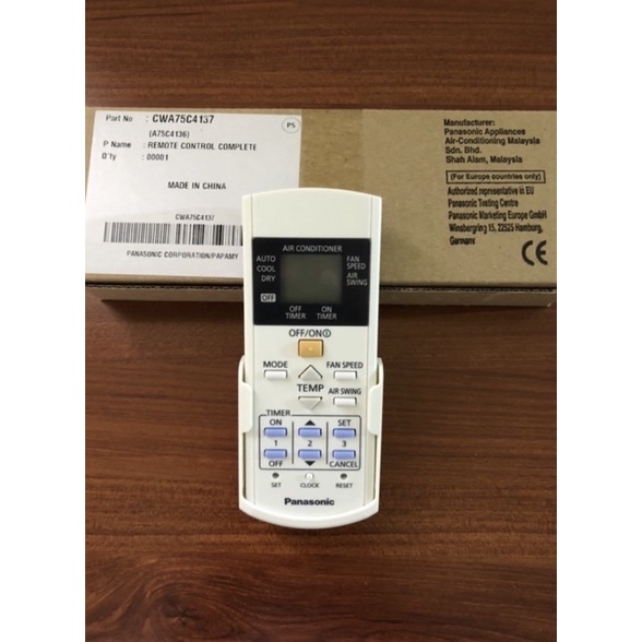 Remote điều khiển máy lạnh Panasonic Chính Hãng