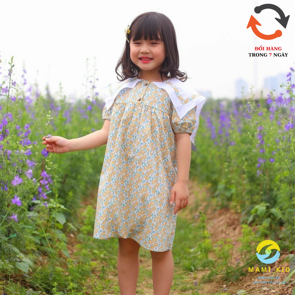 váy cho bé gái 1-7 tuổi hoa nhí xinh yêu 10-25kg ,mamikid