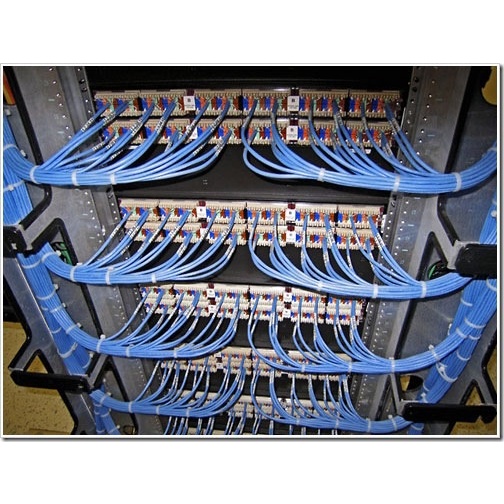 Thanh đấu nối Patch Panel Cat6 48 Cổng Hãng AMP/COMMSCOPE Modul Rời