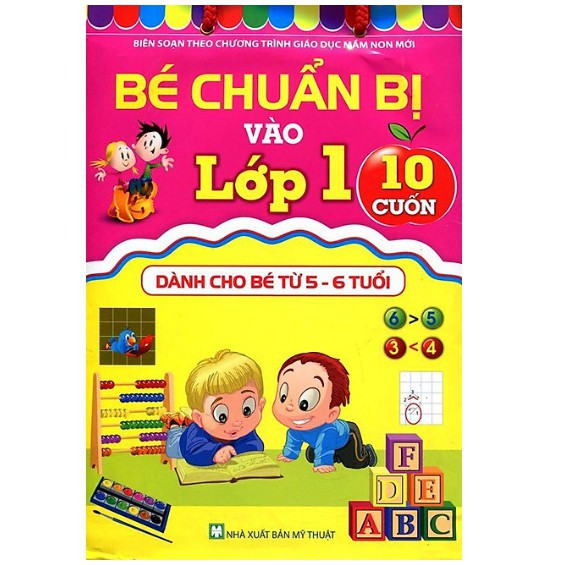 Sách - Bộ Túi Bé Chuẩn Bị Vào Lớp 1 (Trọn Bộ 10 Cuốn)