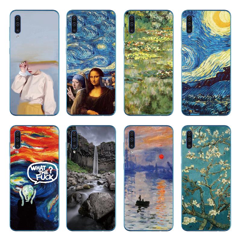 ❤❤Ốp Điện Thoại Mềm Chống Sốc In Hình Tranh Vẽ Của Họa Sĩ Van Gogh Cho Samsung A70 A50 A40 A30 A20 A10