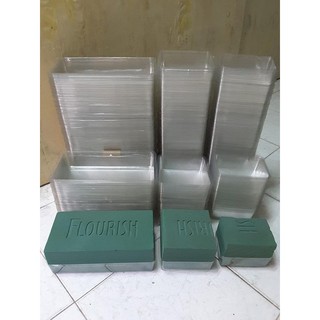 Khay đựng xốp cắm hoa tươi (set 50 cái)