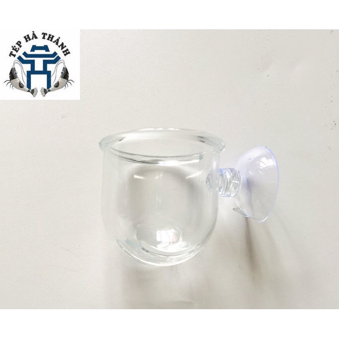 Cốc Đựng Giun Cho Cá Ăn - Cốc Đựng Giun Dán Bể Kính