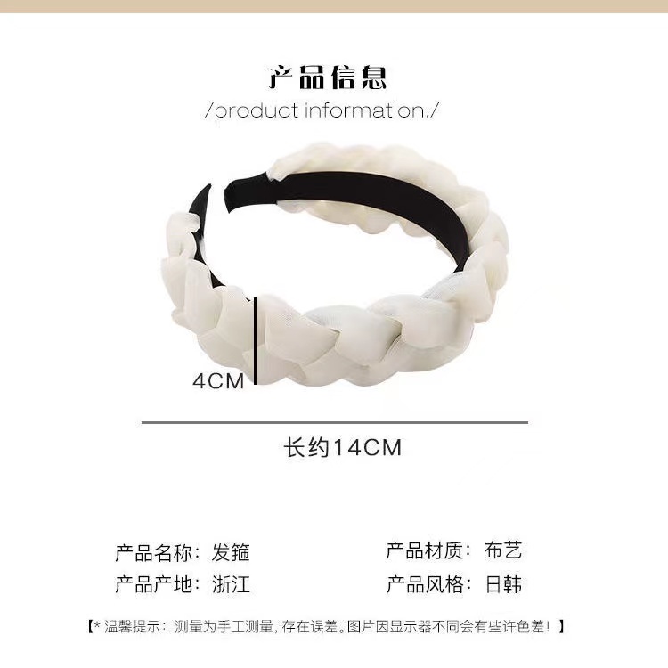 Băng Đô Bản Rộng Thắt Nút Xoắn Siêu Đẹp Thiết Kế Mới