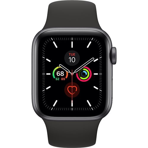 [Mã ELMS5TR giảm 5% đơn 5TR] Đồng hồ thông minh Apple Watch Series 5 GPS Aluminum Case Sport Band - Hàng nhập khẩu