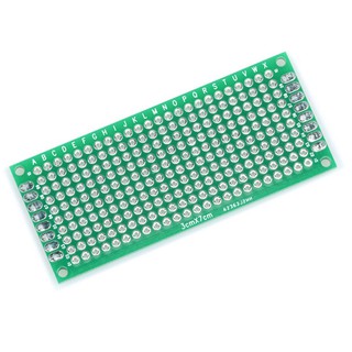 Phíp Đồng Đục Lỗ 2 Mặt PCB Xanh