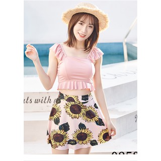 bộ bơi bikini chân váy hoa