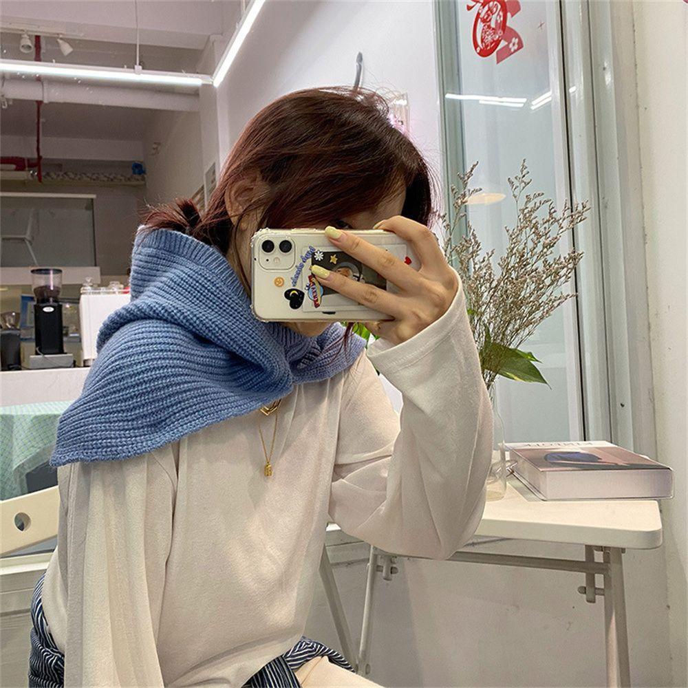 Mũ Beanie Dệt Kim Bảo Vệ Tai Co Giãn Thời Trang Mùa Đông Dành Cho Nữ