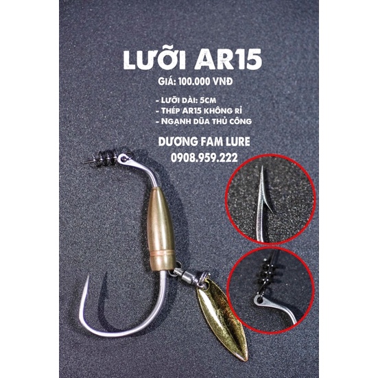 Lưỡi AR15 câu mồi mềm