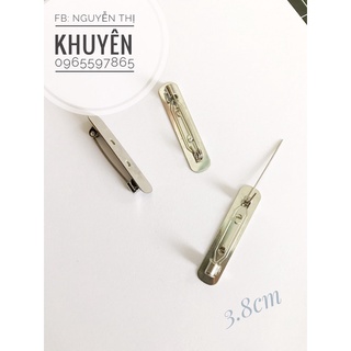 Gim cài áo có đế 3.8cm cc