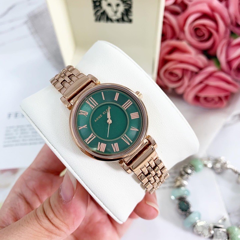 Đồng hồ ANNE KLEIN dây rose gold dành cho nữ model AK/2158GNRG
