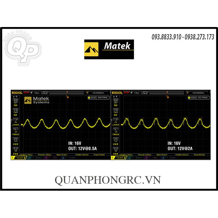 Mạch Matek Micro UBEC 1.5A 5V/12V