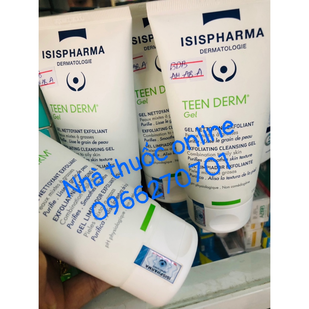 Gel Rửa Mặt Isis Pharma Teen Derm Gel 150ml