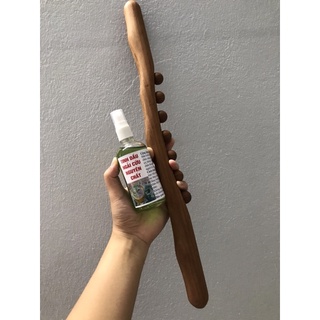 Gậy gỗ vạn năng kèm tinh dầu đánh tan mỡ bụng