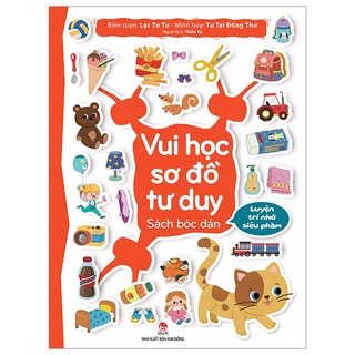 Sách vui học sơ đồ tư duy: sách bóc dán - luyện trí nhớ siêu phàm