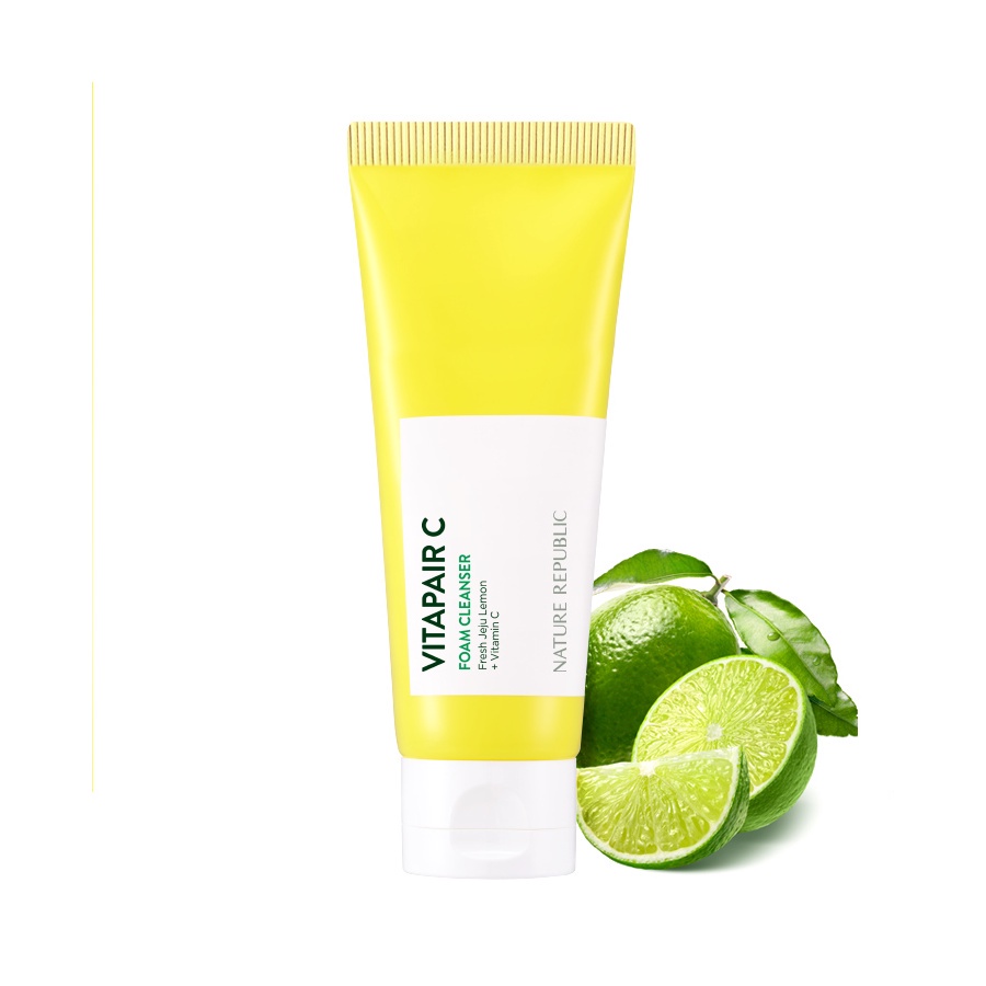 Sữa rửa mặt dưỡng sáng da Nature Republic Vitapair C Foam Cleanser 150ml