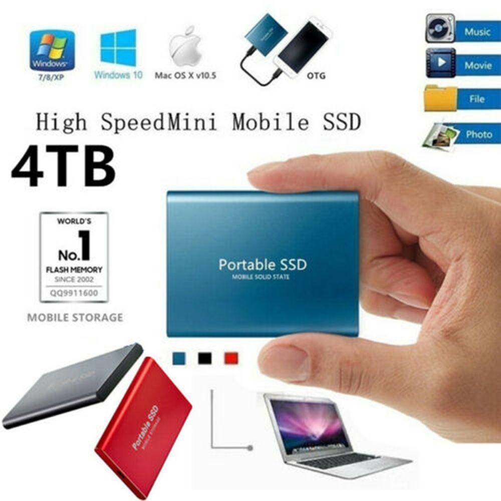 KEENE Expansion Upgrade Mobile Hard Disk High-speed SSD Mobile Hard Drive Portable External Solid Drive Storage Device 1T 2T 4T 8TB USB3.0 HDD | BigBuy360 - bigbuy360.vn