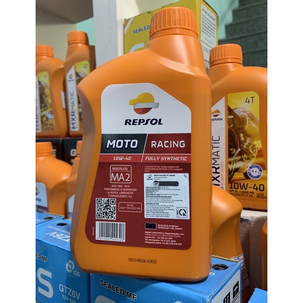 Nhớt Repsol Racing 10W40 Chính hãng Cao cấp Nhập Khẩu Châu Âu dành cho xe tay côn,pkl