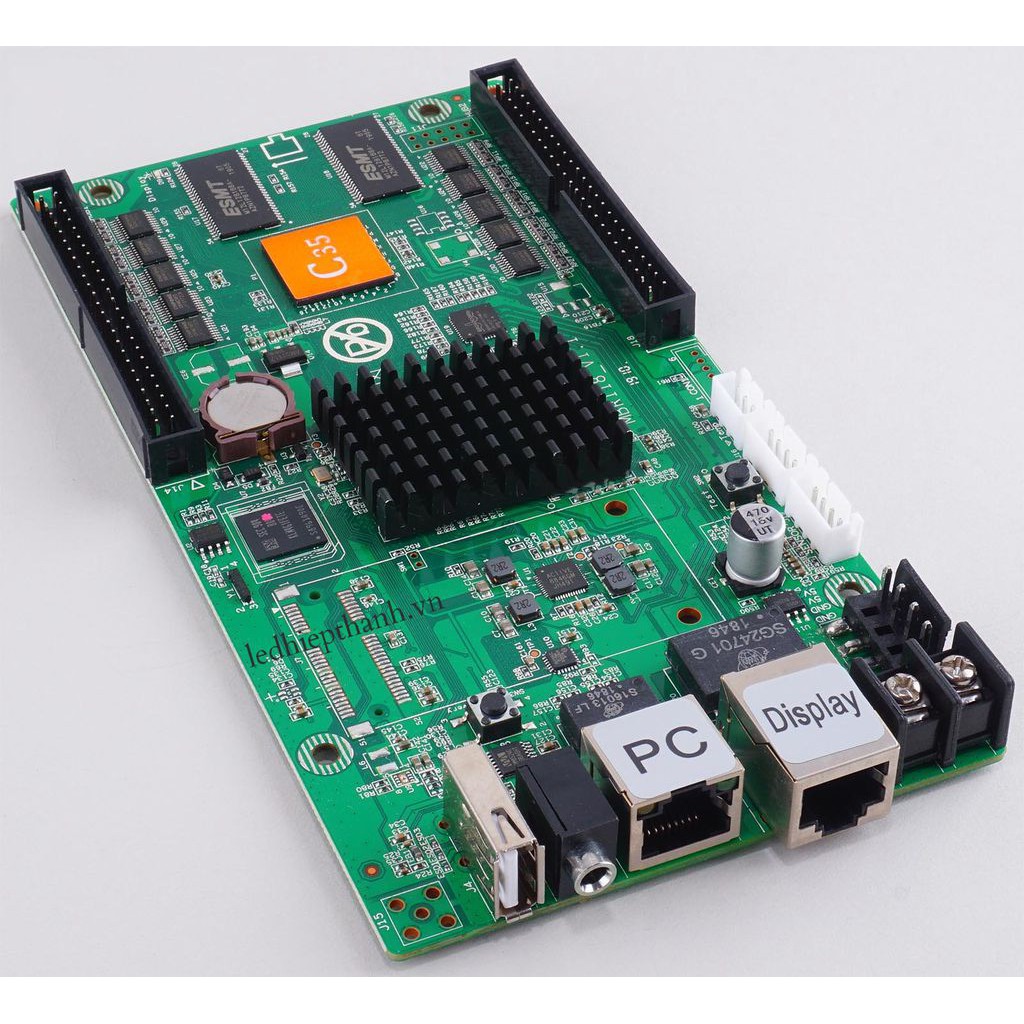 Card HD C35c - Kết nối WiFi. Hỗ Trợ Cổng Âm Thanh Jack 3.5mm - Card Điều Khiển Led Có Âm Thanh