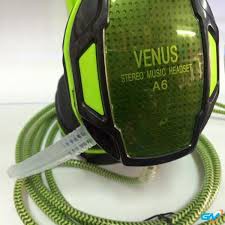 Tai nghe vi tính Venus A6 dây bọc dù siêu bền, siêu rẻ
