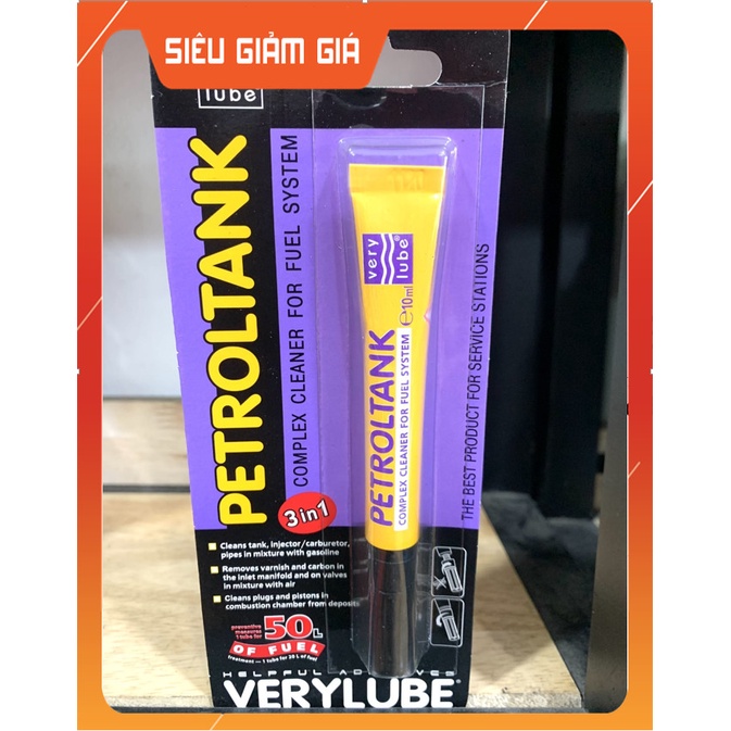 Phụ gia vệ sinh hệ thống xăng XADO PETROLTANK 10ml