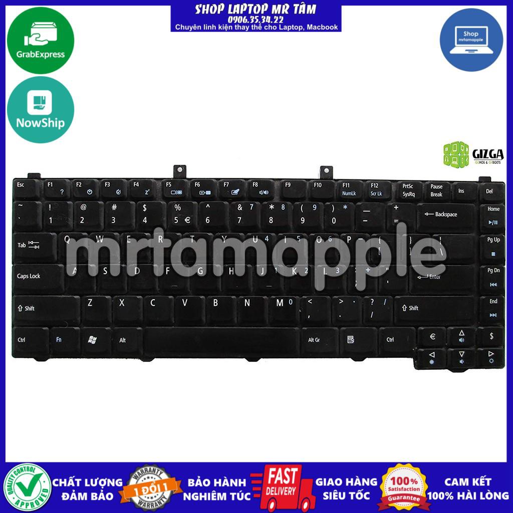 (KEYBOARD) BÀN PHÍM LAPTOP ACER 5100 5500 dùng cho Acer Aspire 3100 3650 3690 5030 5100 5110 5500 5515 5610 5630 5650