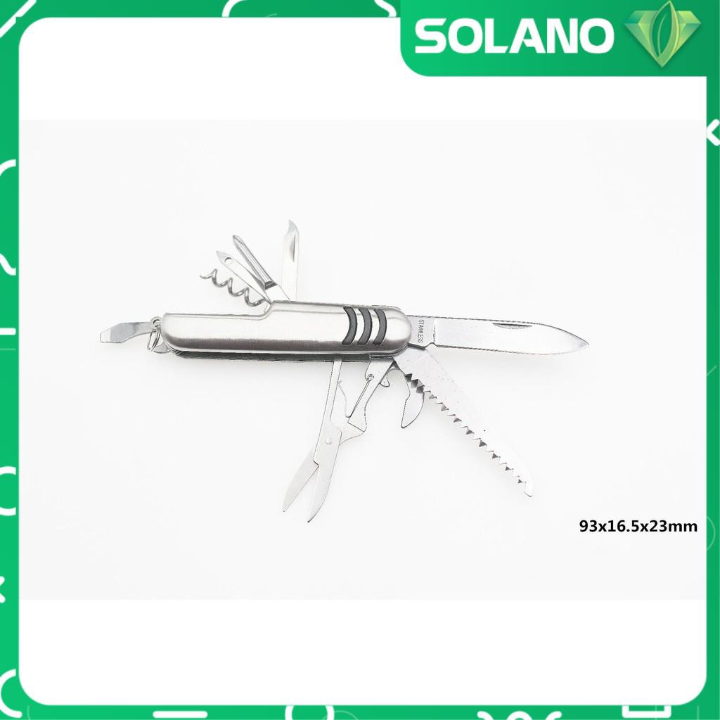 Dao đa năng SOLANO dụng cụ đa năng gia đình 11 món dao, kéo, vít, dũa,... sửa chữa tiện dụng HG-001297