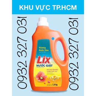 Combo 4 bình nước giặt Lix hương nước hoa 3,8kg