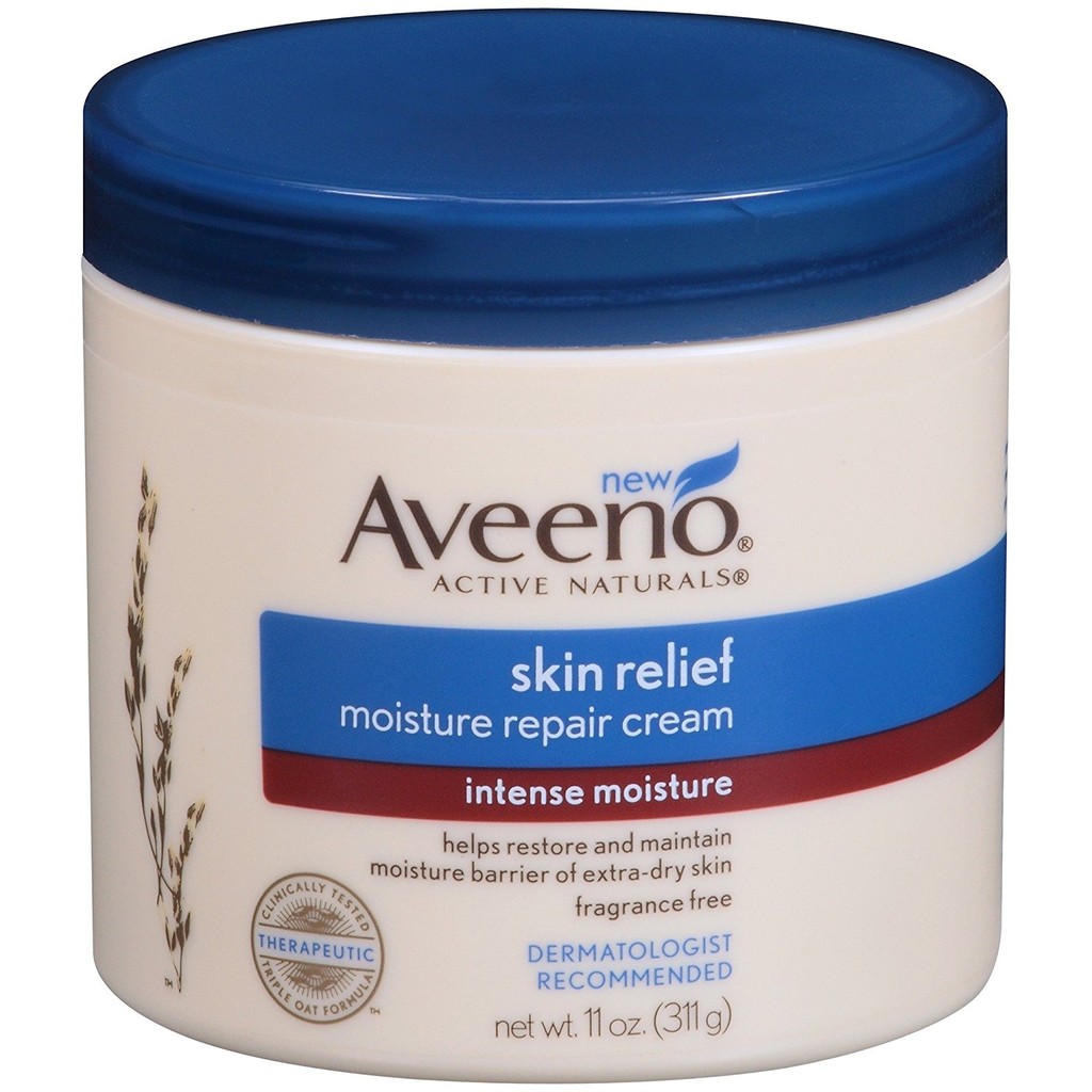 Kem Dưỡng Ẩm dành cho da Khô, Nứt Nẻ Aveeno Skin Relief Intense Moisture Repair Cream 311g (Mỹ)