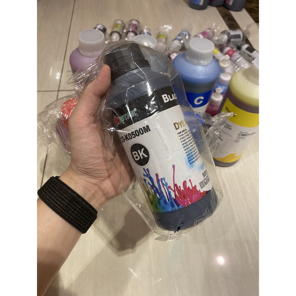 Bộ Mực Nước In Dye Canno.n COMBO 4 màu| Cho máy in Ca.non ( 500ml )