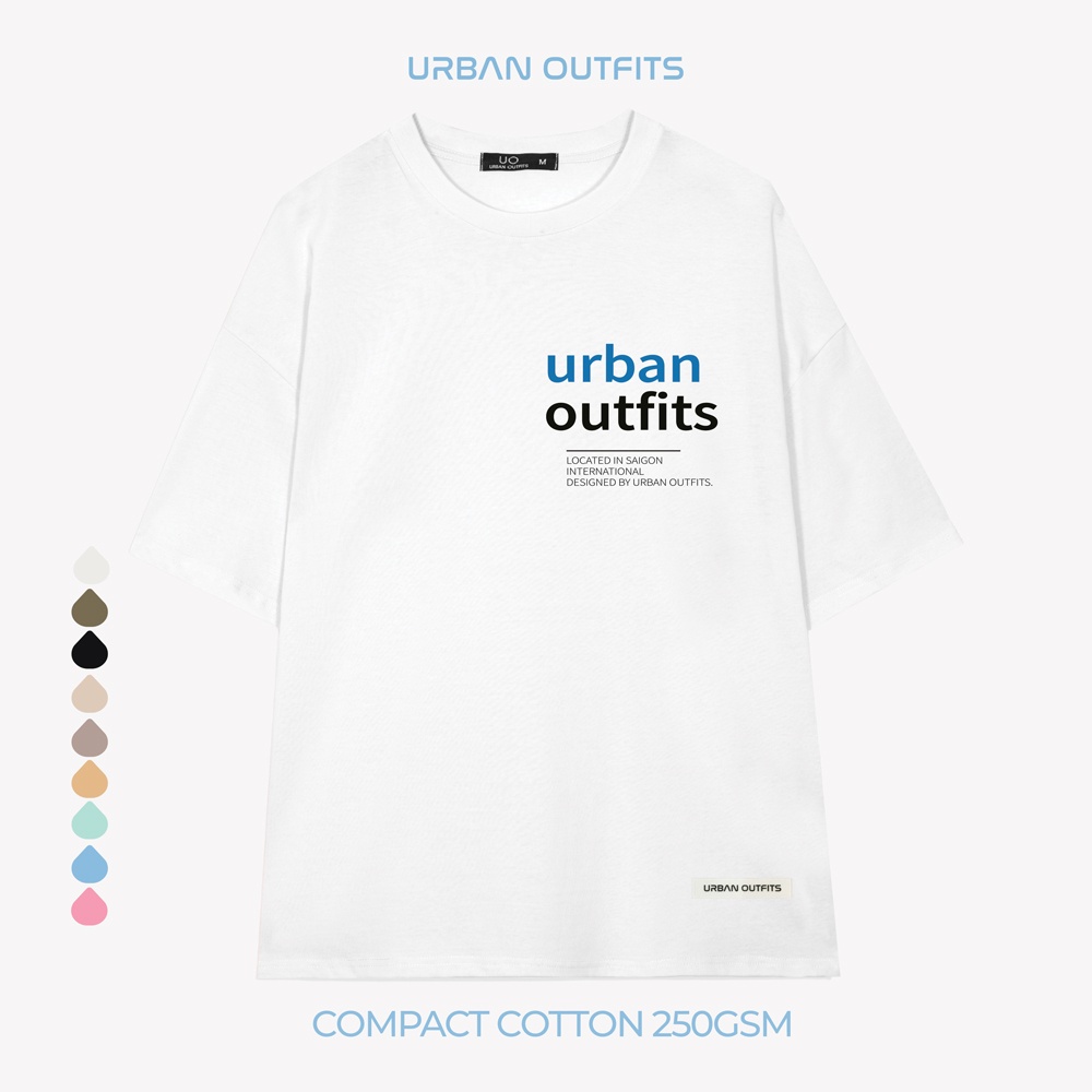 Áo Thun Tay Lỡ Form Rộng URBAN OUTFITS  ATO118 Local Brand In LOCATED  ver 2.0 Chất Vải 100% Compact Cotton 250GSM Dầy